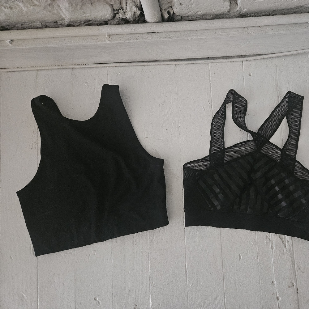 Girlfriend collective Dylan and Heroine sports bra